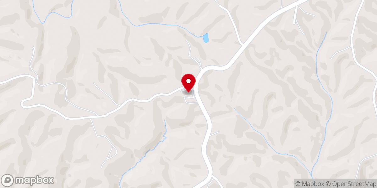 Map showing location of Lawsonville Baptist Church