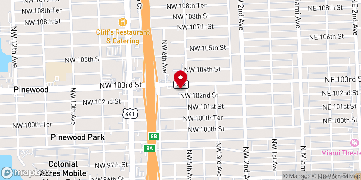 Map showing location of Haitian Church of the Brethren