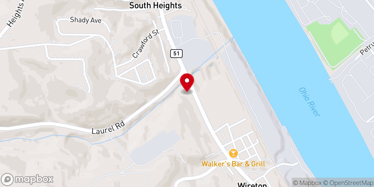 Map showing location of St. Catherine of Siena Church - Most Sacred Heart of Jesus Parish