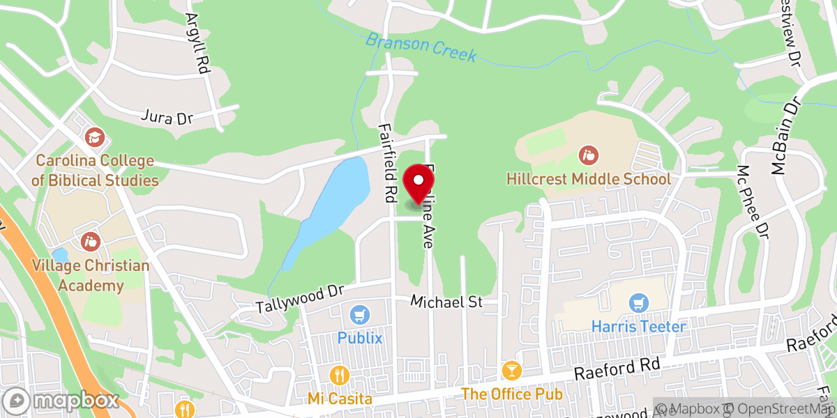 Map showing location of Jewels 55 Plus Womens Fellowship