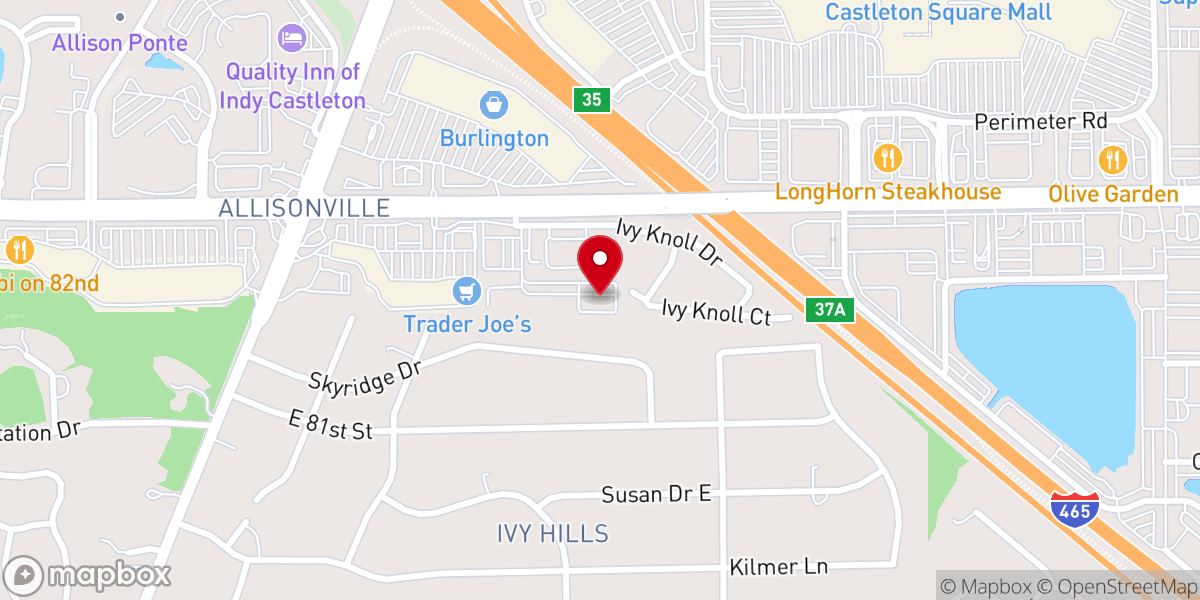 Map showing location of Fellowship Ministries Inc