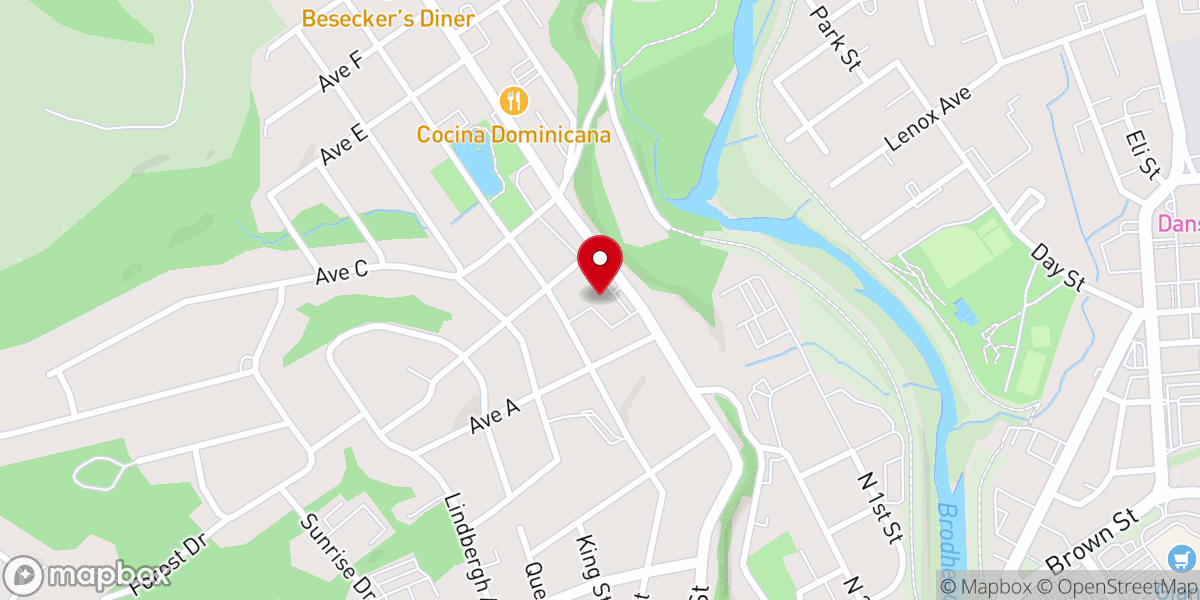 Map showing location of Keller Church