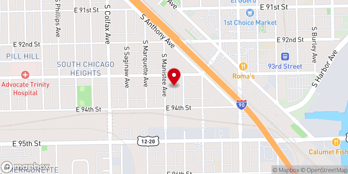 Map showing location of Pathway to Victory Ministries