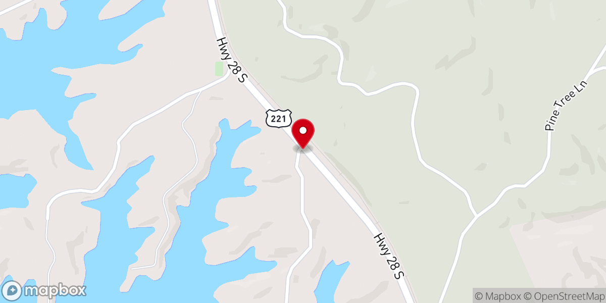 Map showing location of St John UMC Lake Property