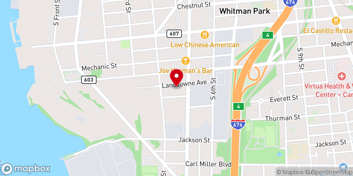 Map showing location of Grace Apostolic Church