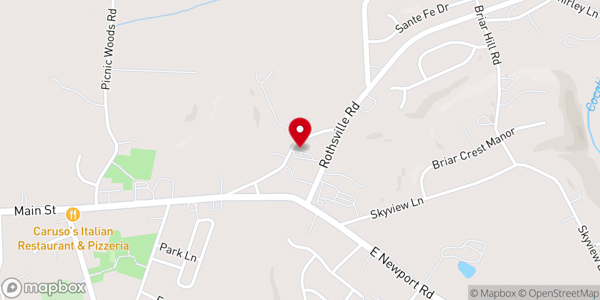 Map showing location of Samuel United Methodist Church