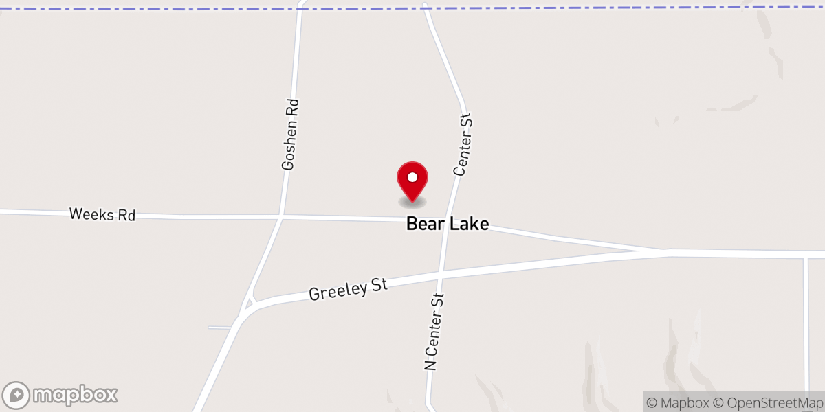 Map showing location of The Church At Bear Lake