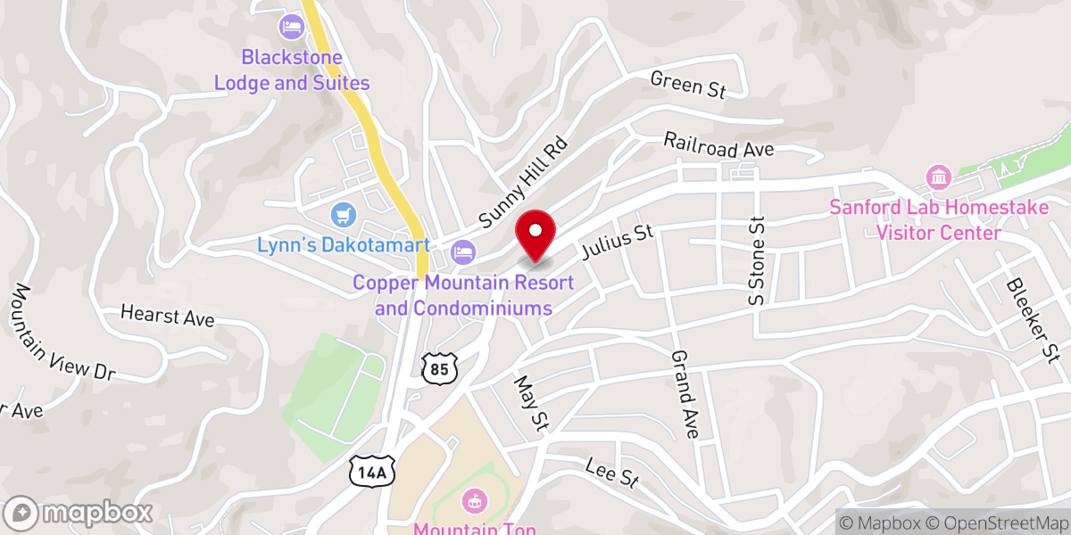 Map showing location of Shepherd of the Hills Lutheran Church