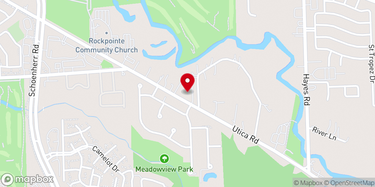 Map showing location of New Apostolic Church
