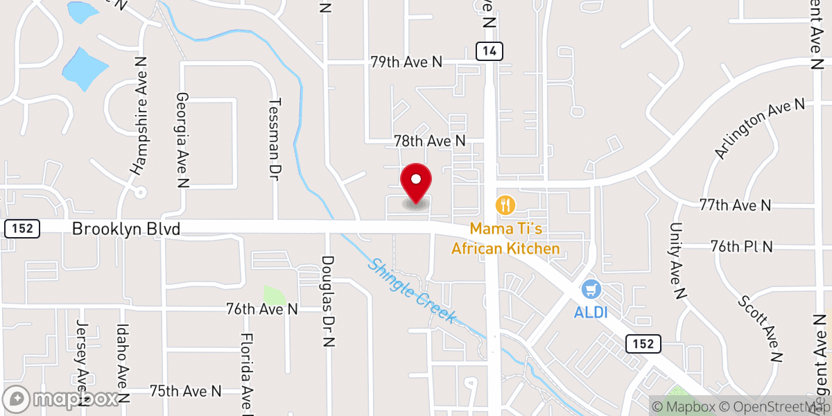 Map showing location of The Word International Church