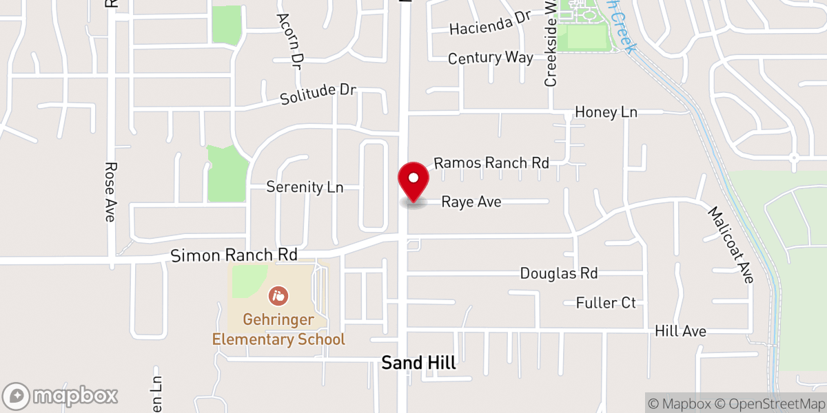 Map showing location of Iglesia de Dios Columna de Fuego