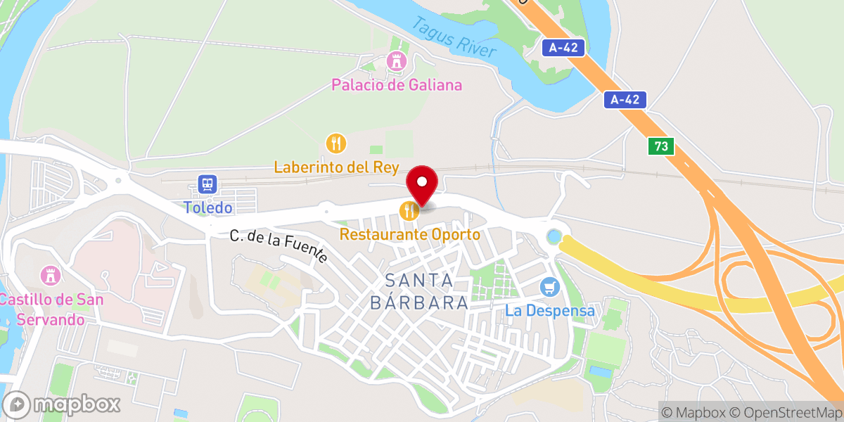 Map showing location of Iglesia Adventista del Séptimo Día en Toledo