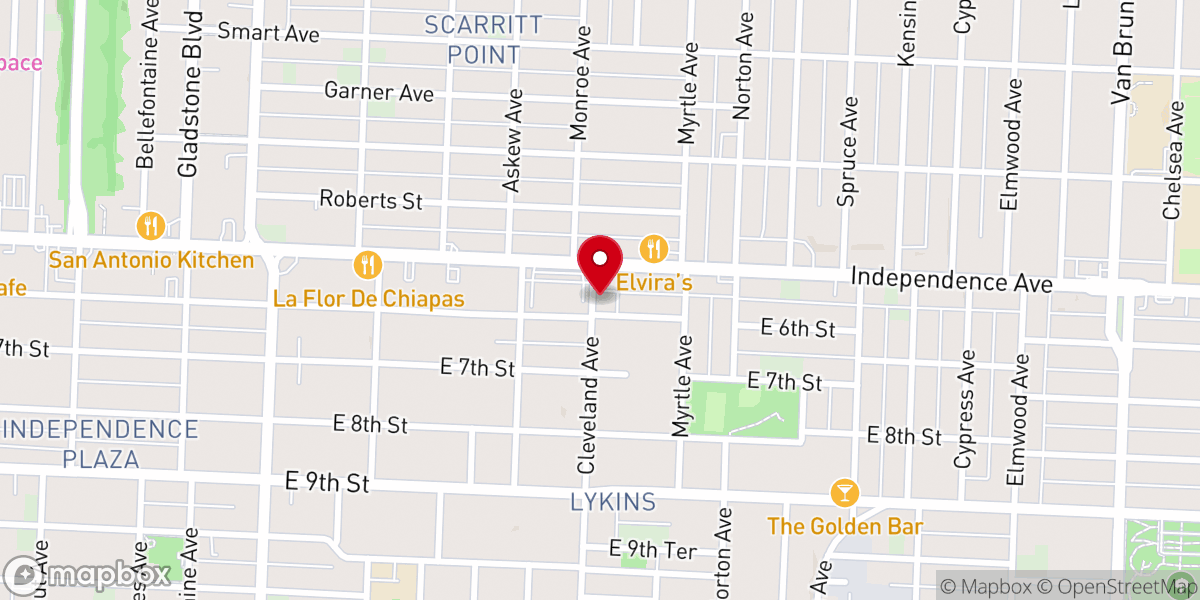 Map showing location of Rosa de Saron