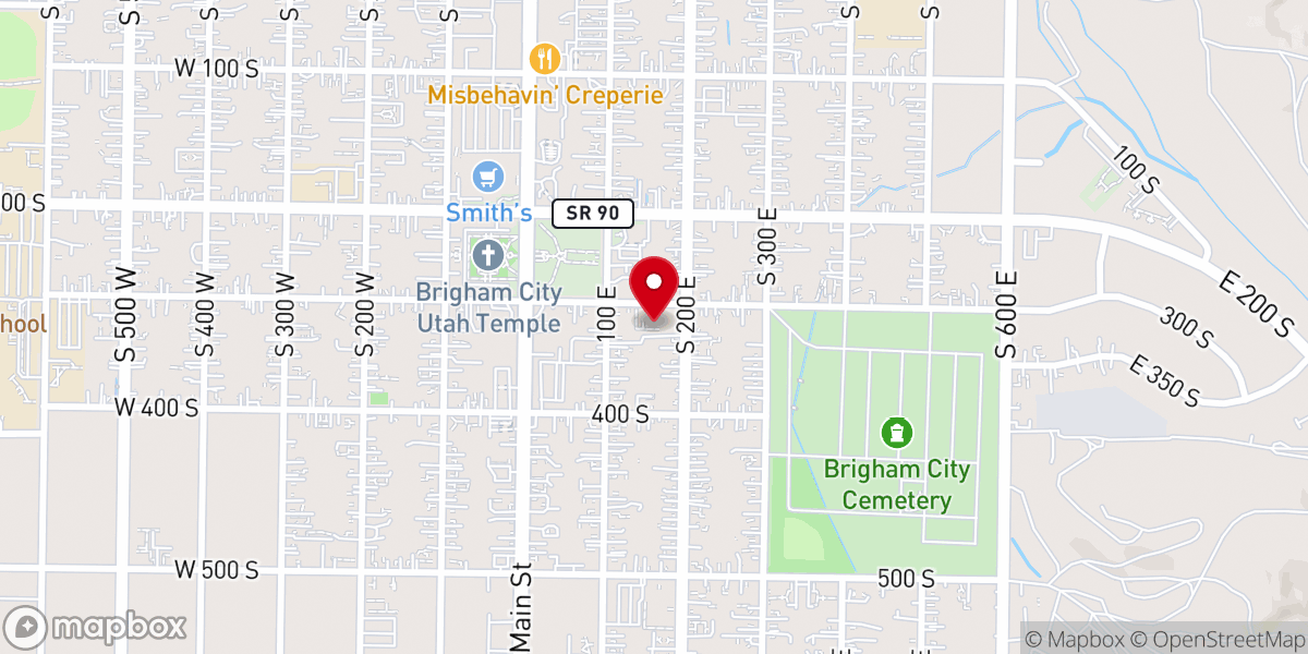 Map showing location of Community Presbyterian Church and Community Preschool