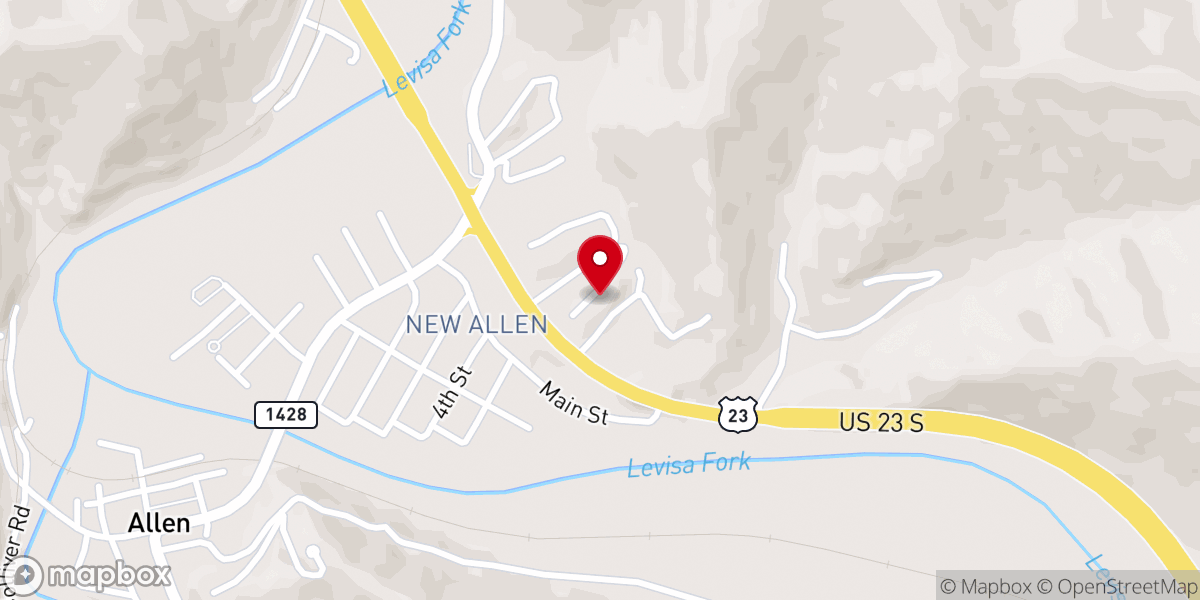 Map showing location of Floyd County