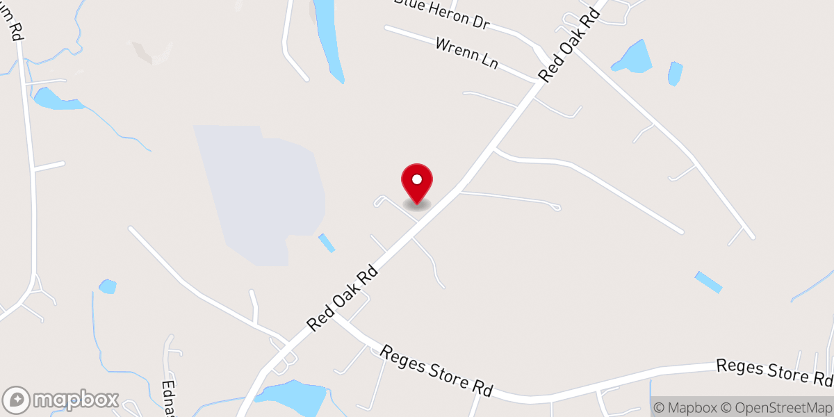 Map showing location of Cockrells Chapel