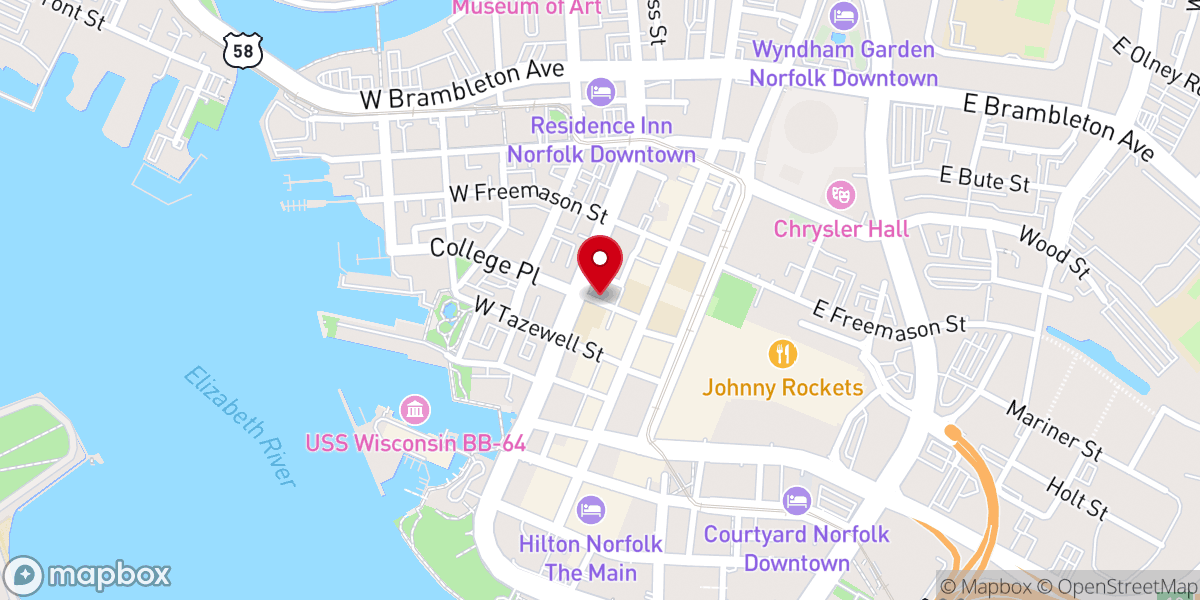 Map showing location of The Exchange Church
