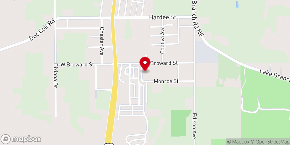 Map showing location of Immanuel Baptist Church Of Bowling Green, Inc.