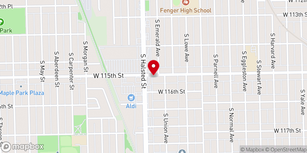 Map showing location of Body of Christ Outreach Ministries
