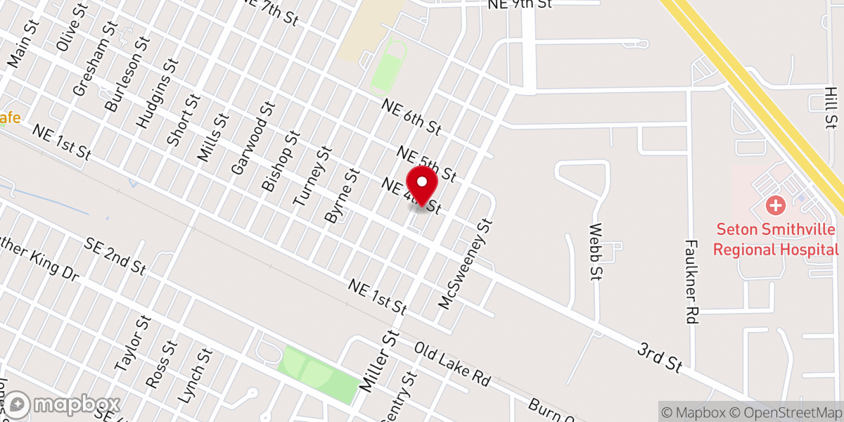 Map showing location of Believers In Christ Fellowship