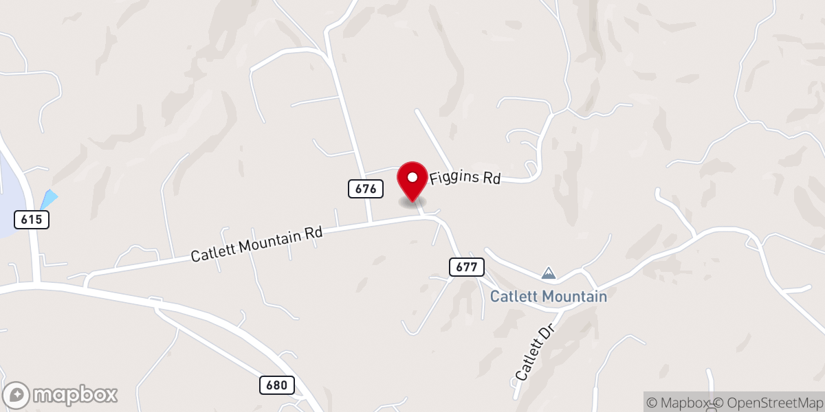 Map showing location of Rivermont United Methodist Church