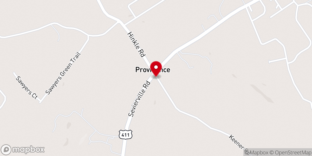 Map showing location of Bethel Methodist Church