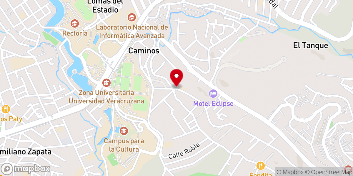 Map showing location of San Pablo Apóstol