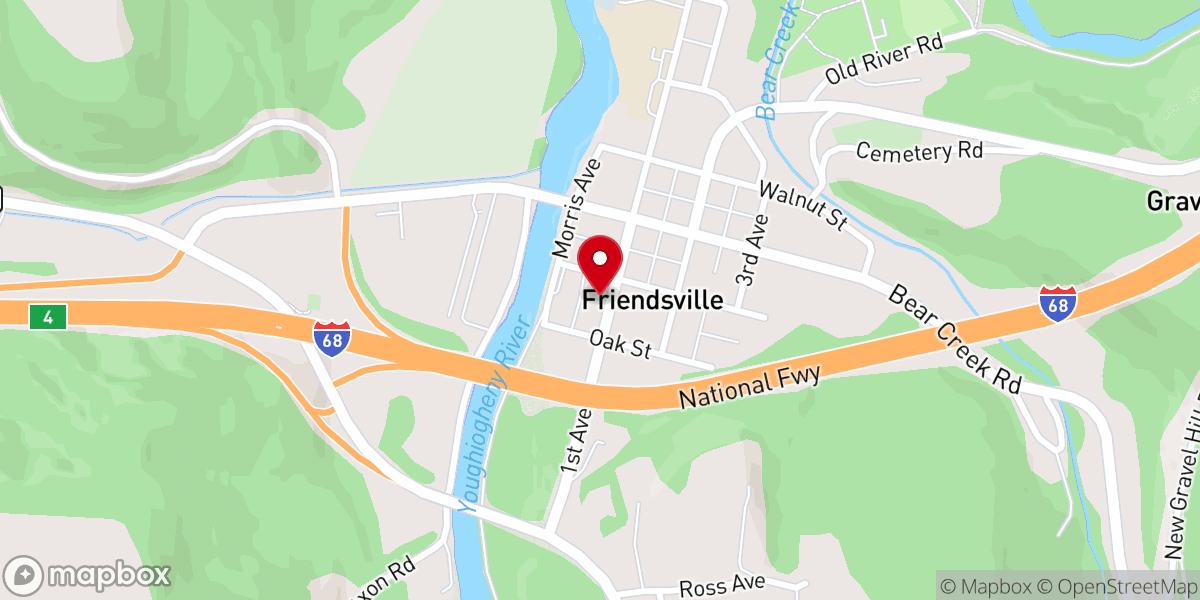 Map showing location of Fire Brand Conference