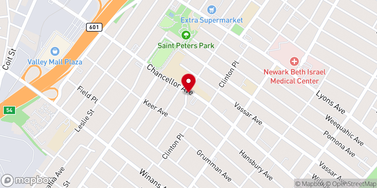 Map showing location of Her Life Speaks a NJ Nonprofit Corporation