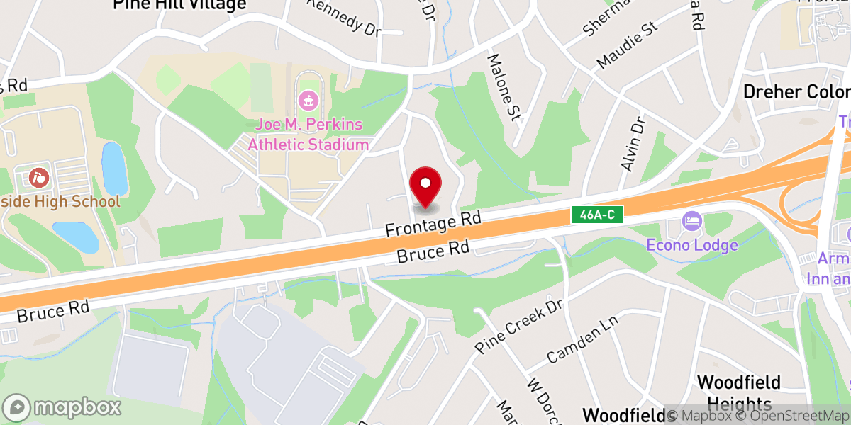 Map showing location of New Hope Christian Fellowship
