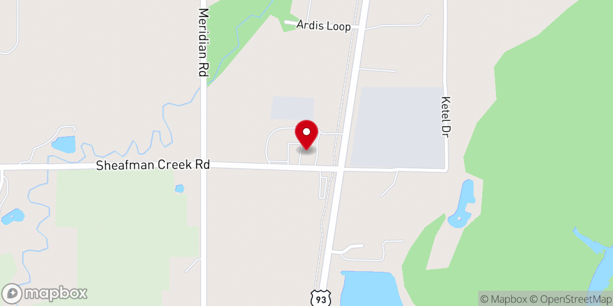 Map showing location of New Location Of Solid Rock Baptist Church