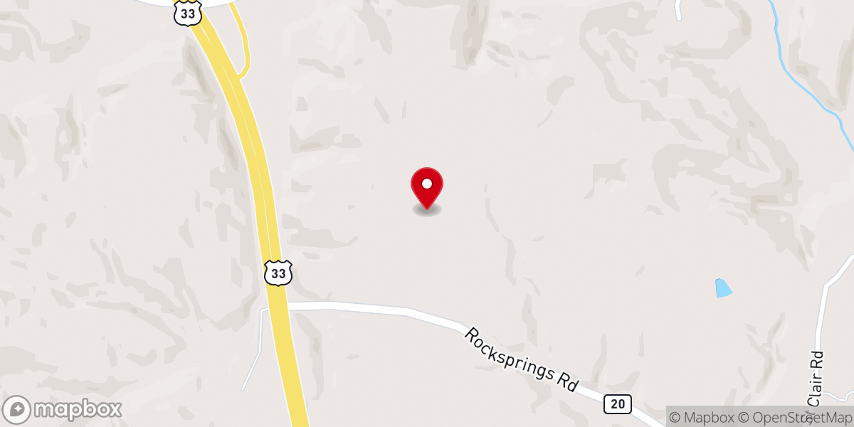 Map showing location of Ohio Valley Christian Assembly (OVCA)