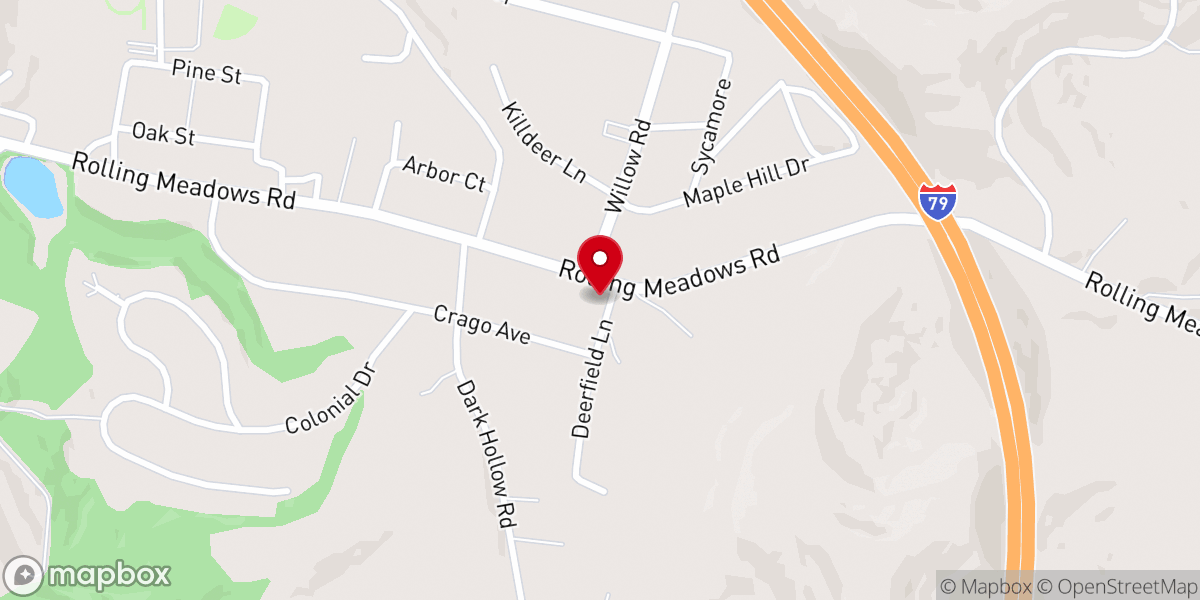 Map showing location of Church of God