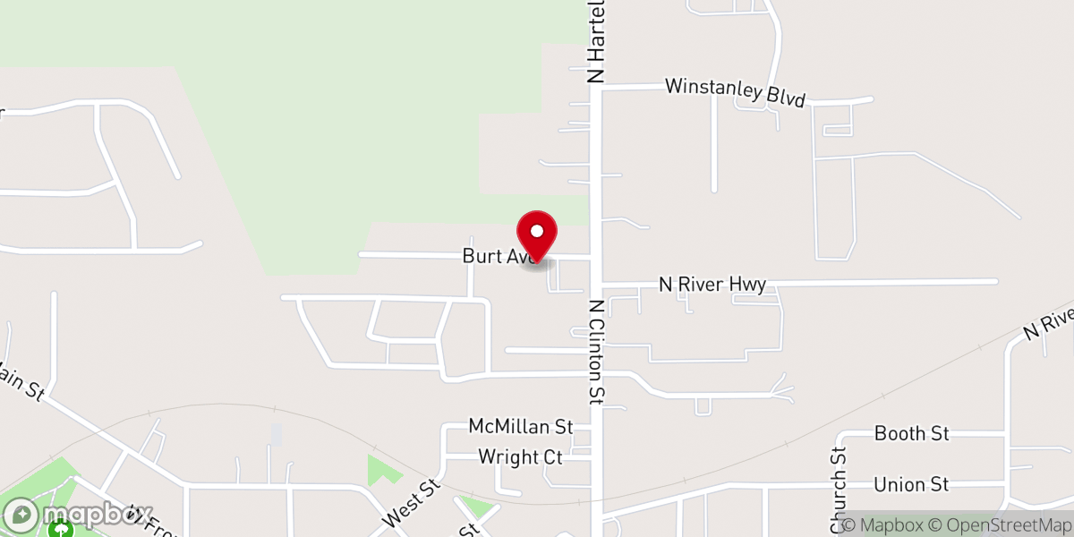 Map showing location of Seventh-day Adventist Church