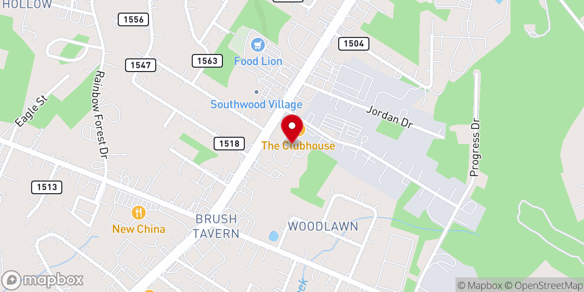 Map showing location of Saint Andrew Presbyterian Church
