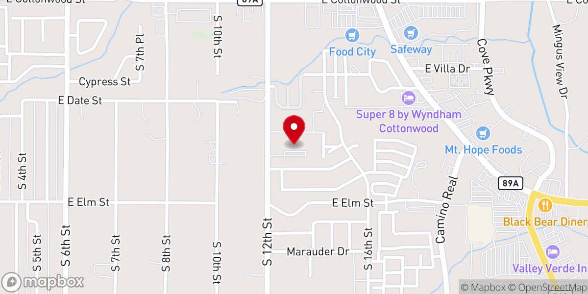 Map showing location of Mountain View United Methodist Church Food Pantry - Food Distribution Center