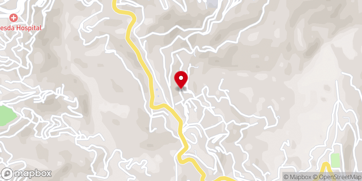 Map showing location of UPC (Mizoram) Church, Țhuampui