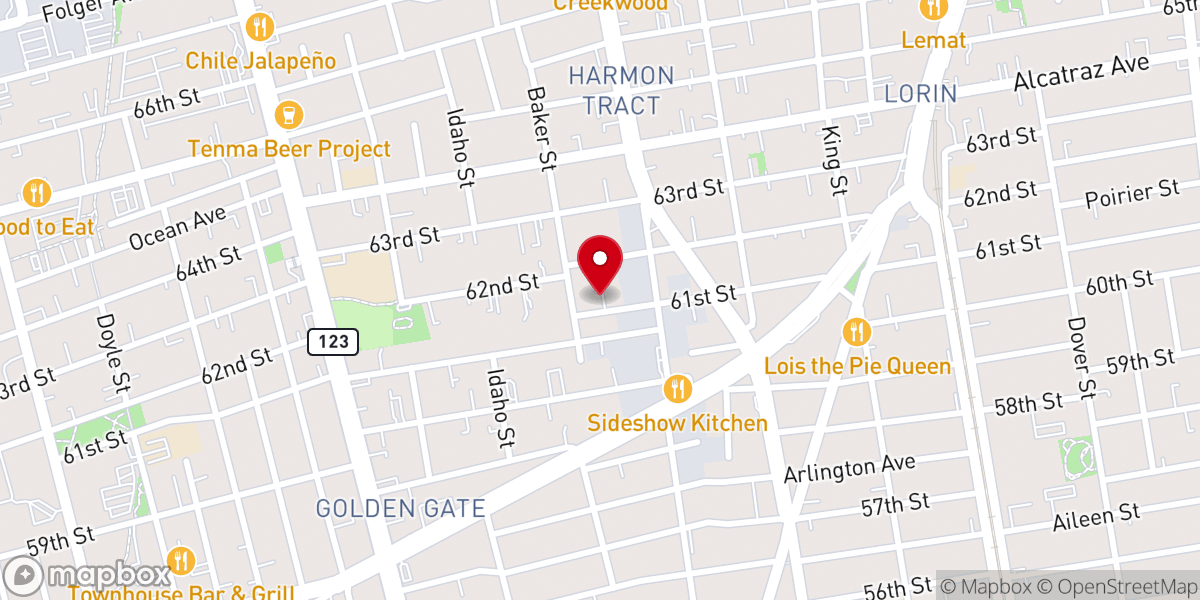 Map showing location of Landmark Restoration Christian Fellowship