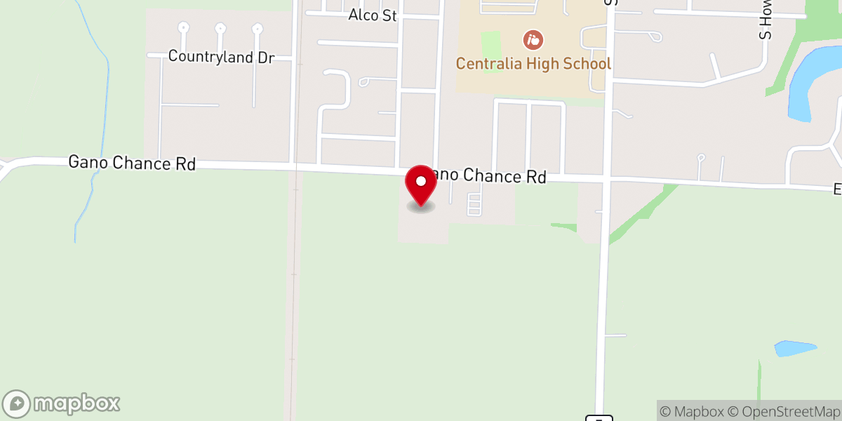 Map showing location of Good Shepherd Lutheran Church