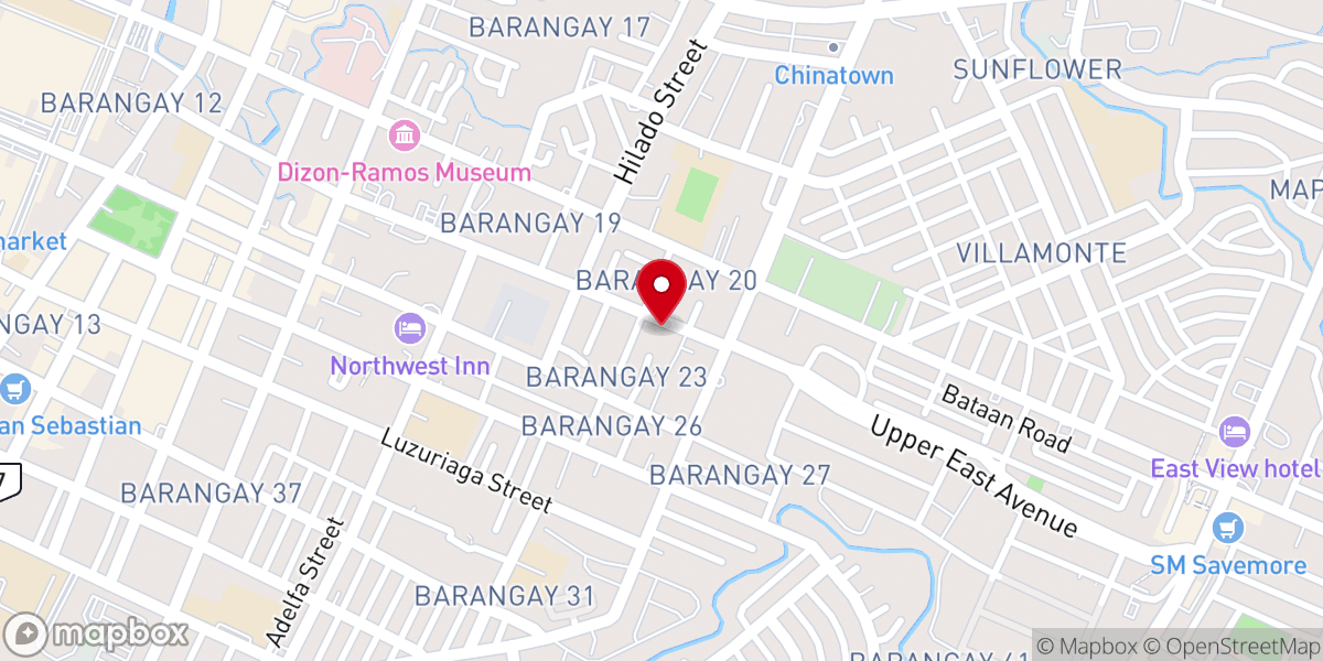 Map showing location of Bacolod City Fellowship Baptist Church