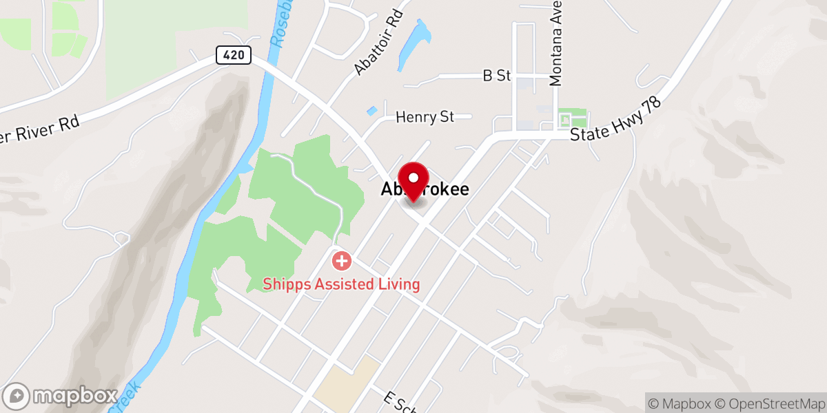 Map showing location of Christ Covenant Church