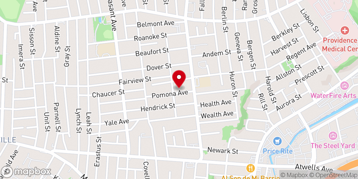Map showing location of St Peters-St Andrews Episcopal