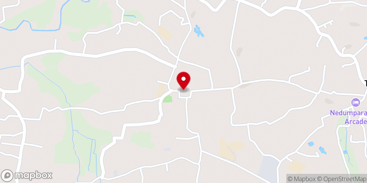 Map showing location of St. John's Orthodox Syrian Church, Kanniattunirappu
