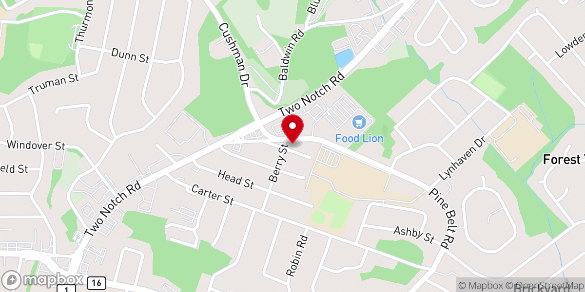 Map showing location of Life Destiny Church