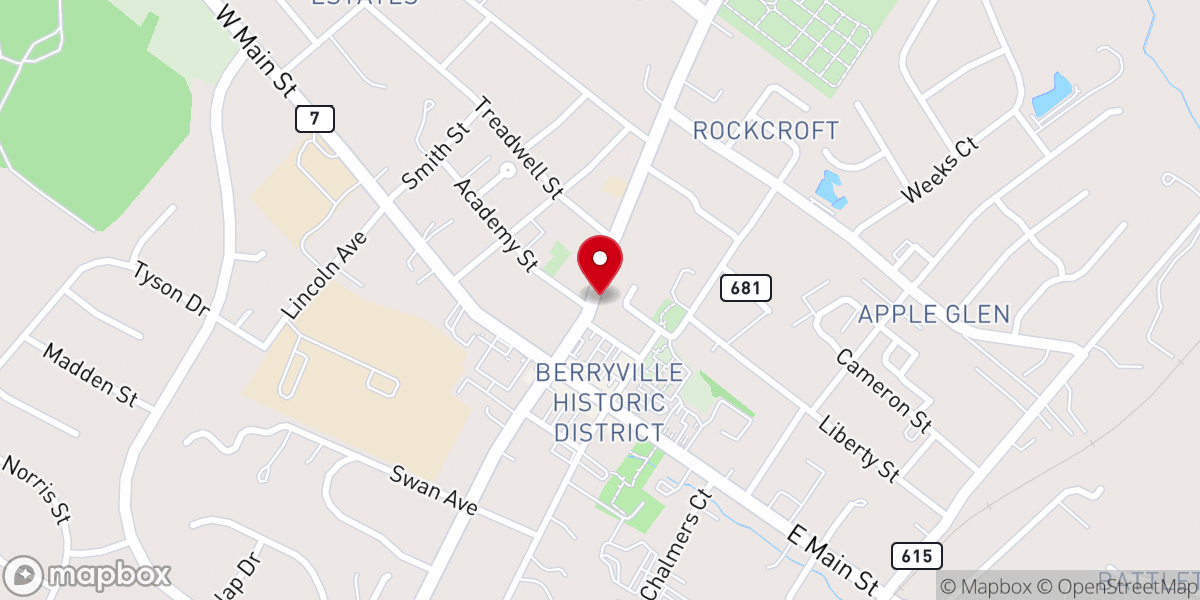 Map showing location of Saint Marys Memorial Episcopal Church