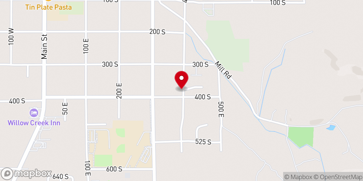 Map showing location of Ephraim Church of the Bible