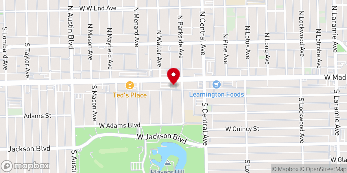 Map showing location of Bethlehem Unity Missionary Baptist Church