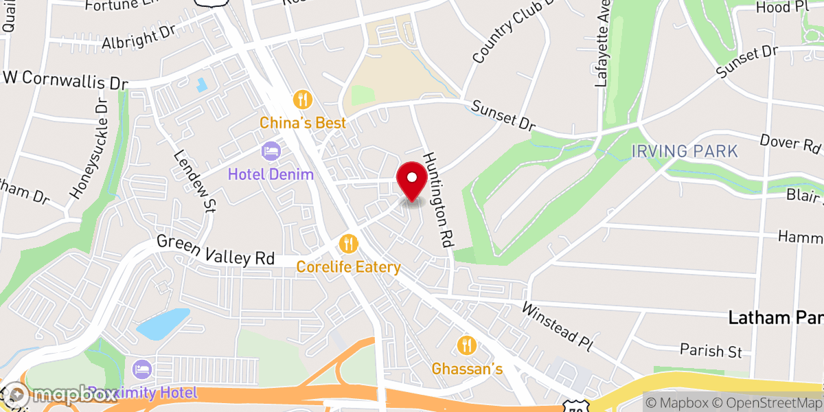 Map showing location of Bill Horn Ministries Inc