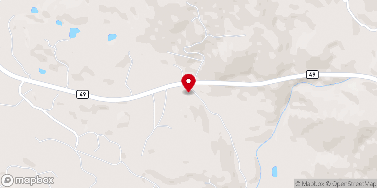 Map showing location of Lutheran Church-Mariposa