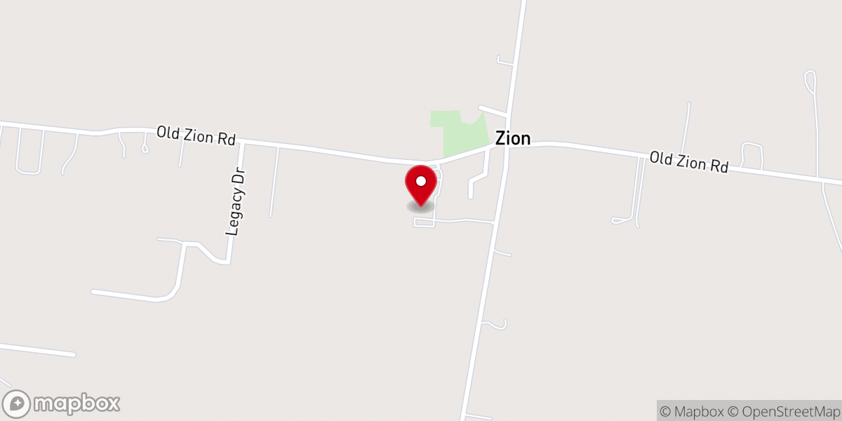 Map showing location of Covenant Grace Columbia